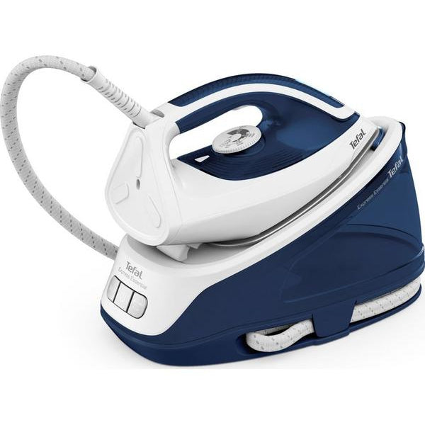TEFAL Express Essential SV6116 Steam Generator Iron - White & Blue