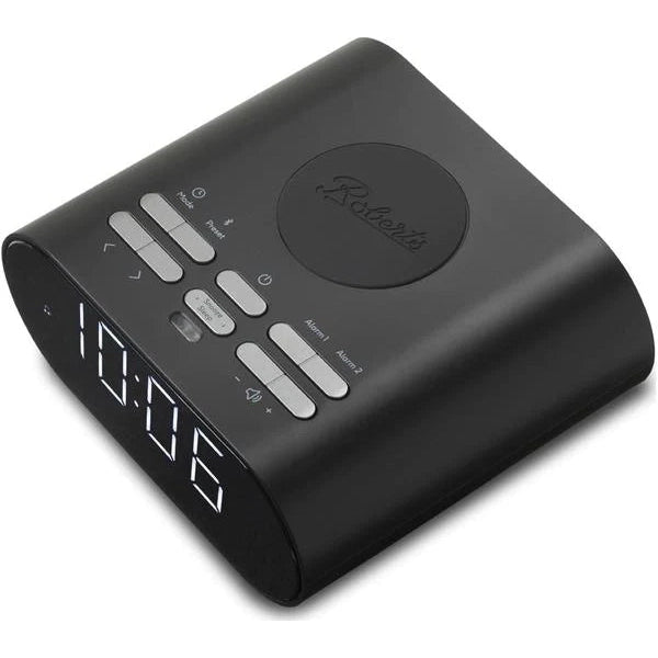 Roberts Ortus Charge DAB/DAB+/FM Digital Alarm Clock Radio - Black - Refurbished Excellent