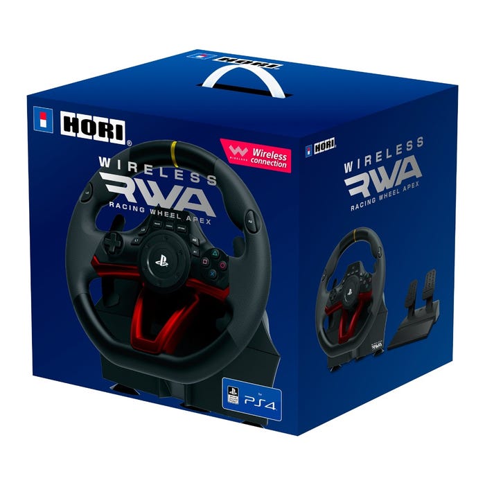 Hori Wireless Racing Wheel Apex For PlayStation 4 - New