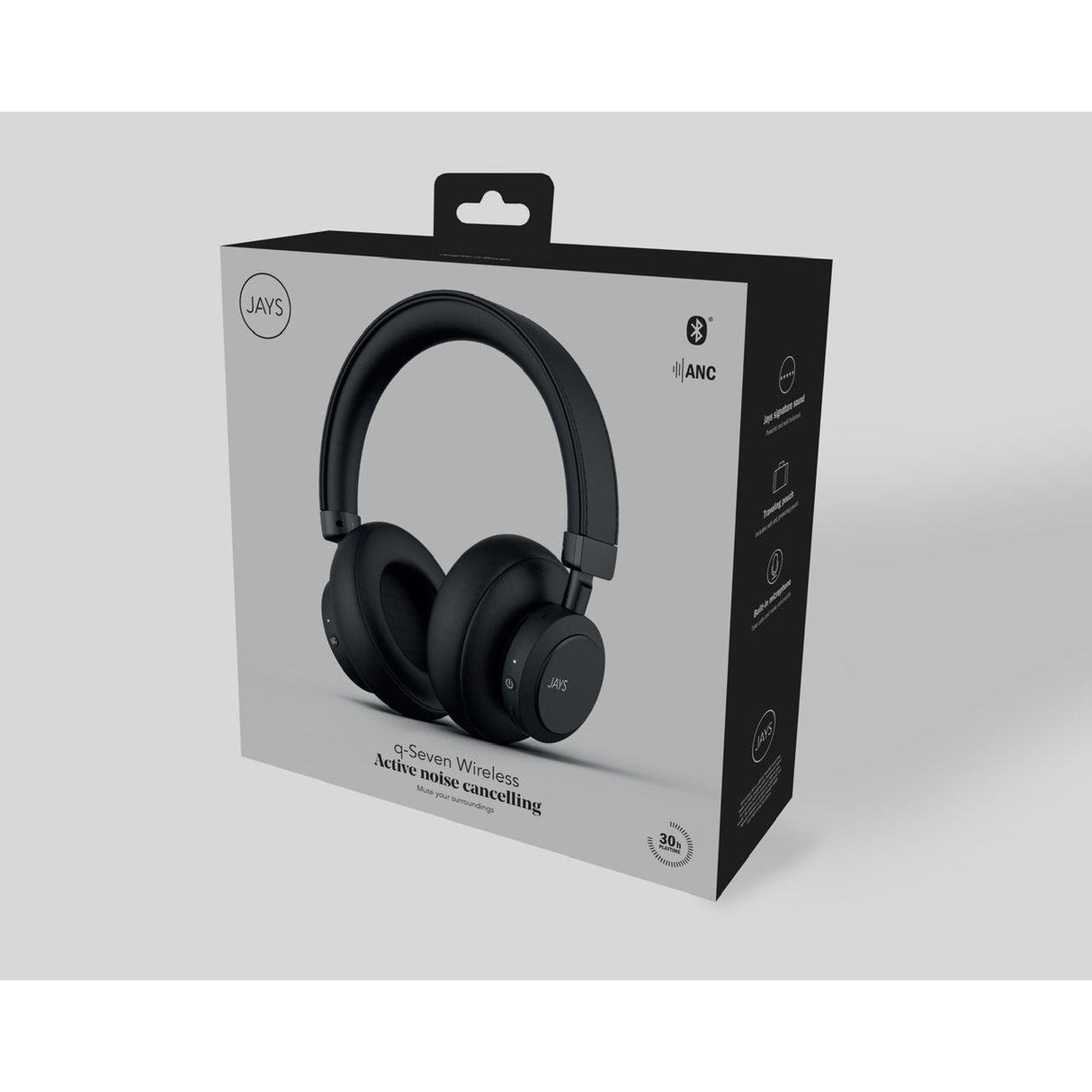 Jays Q-Seven Wireless Active Noise Cancelling Headphones