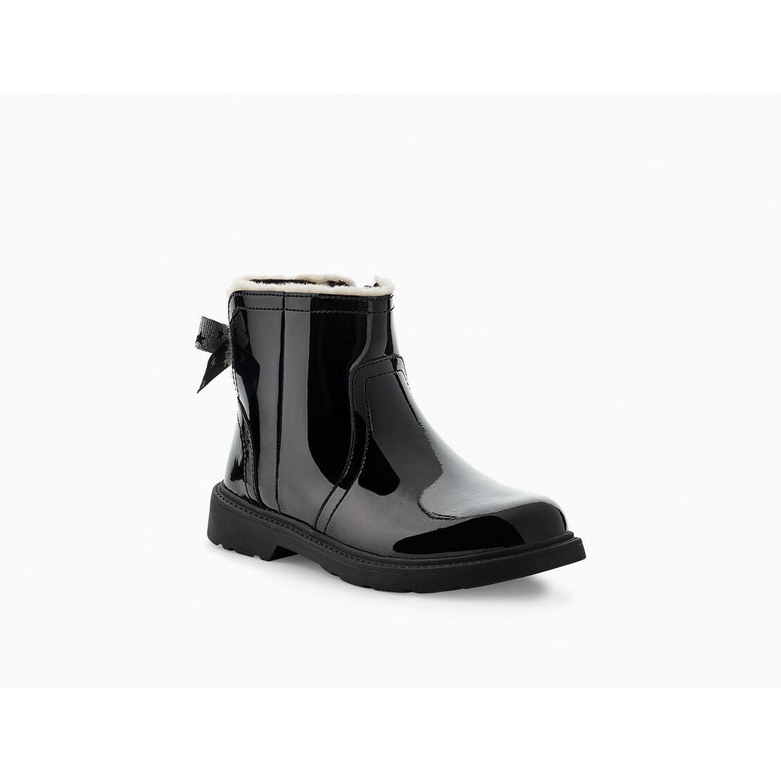 Ugg T Lynde Patent Boots - Size UK 11 - Black - Excellent