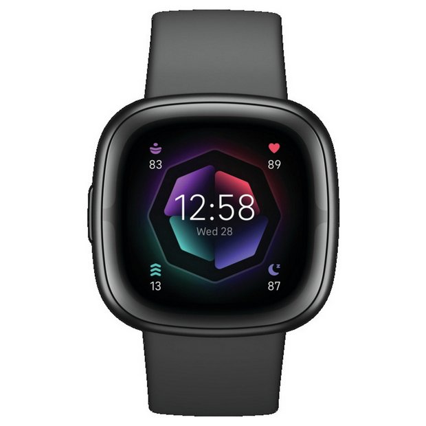 Fitbit Sense 2 Health and Fitness Watch - Shadow Grey - Refurbished Excellent
