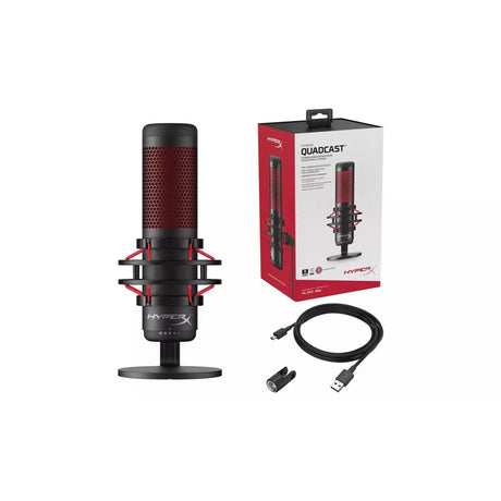 HyperX QuadCast Corded Gaming Microphone - Black