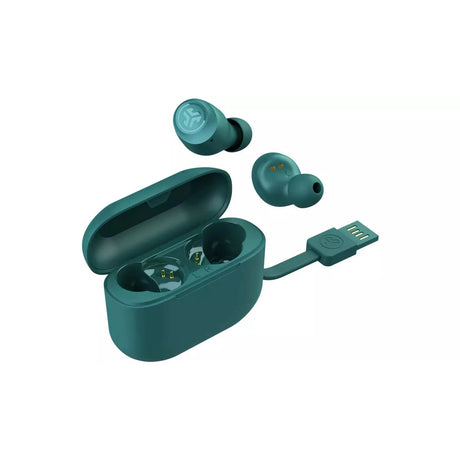 JLab GO Air Pop In-Ear True Wireless Earbuds - Teal - Refurbished Pristine