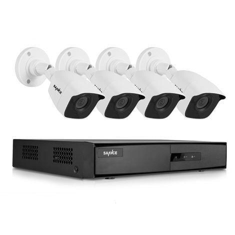 Sannce 1080P Home Video Security System with 1080P DVR with 4 Cameras