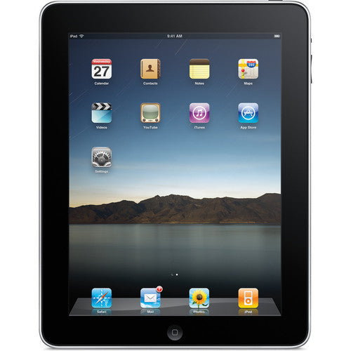 Apple iPad (1st Generation), Wi-Fi, 16GB, Silver/Black (MB292LL/A) - Refurbished Good