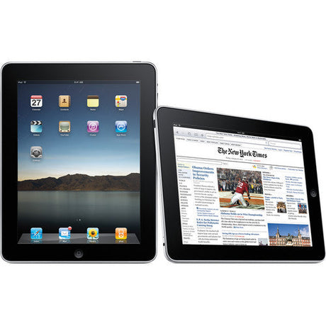 Apple iPad (1st Generation), Wi-Fi, 16GB, Silver/Black (MB292LL/A) - Refurbished Excellent