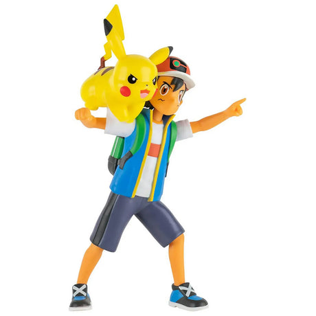 Pokemon Battle Feature Figure - Ash & Pikachu