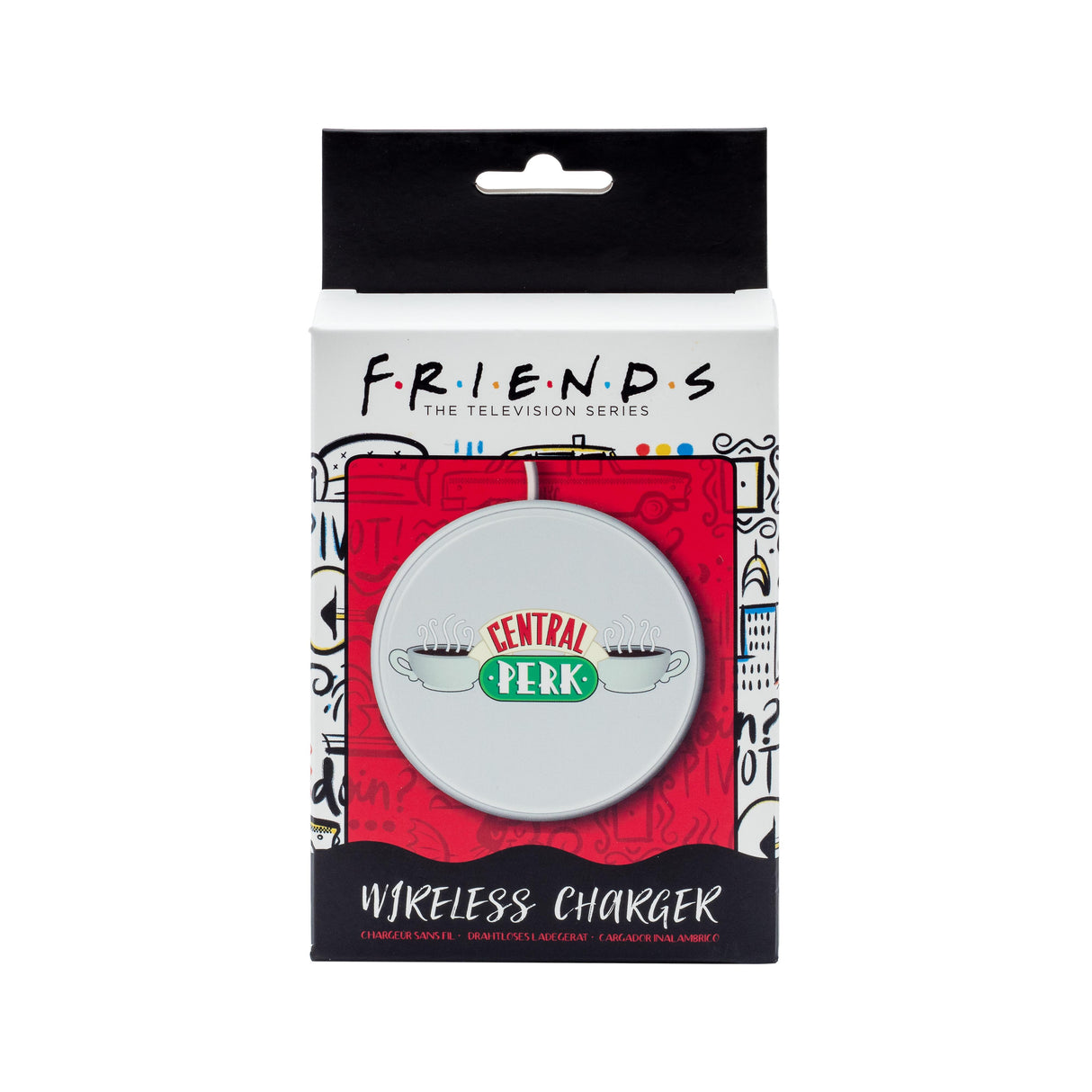 Friends Central Perk Wireless Charger Portable Phone Charger Micro USB