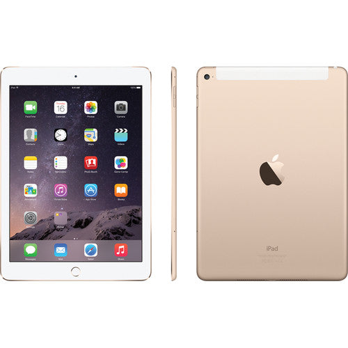 Apple iPad Air 2 (2014) Wi-Fi + Cellular, 64GB, Gold (MH2P2LL/A)