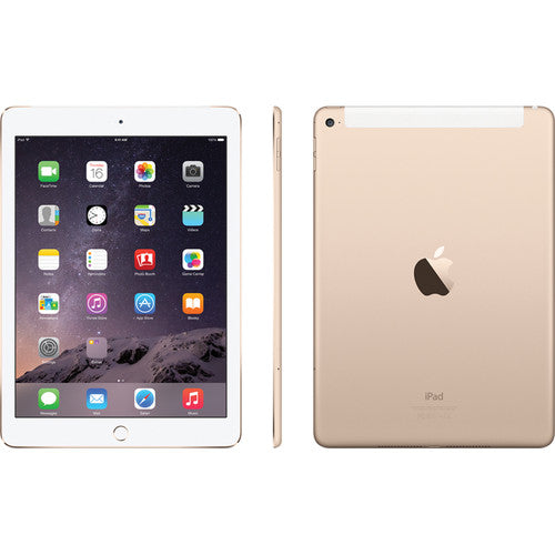 Apple iPad Air 2 (2014) Wi-Fi + Cellular, 64GB, Gold | Stock Must Go