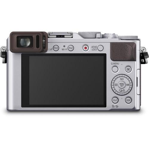 Panasonic Lumix DMC-LX100 Camera, 4K Ultra HD, 12.8MP, 3.1x Optical Zoom, EVF, 3" LCD Screen, Silver