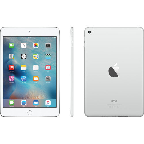 2015 Apple iPad mini 4, Wi-Fi, 64GB, Silver (MK9H2LL/A) - Refurbished Fair
