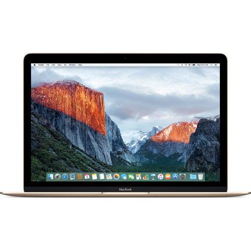 Apple MacBook 12'' MF855LL/A (2016) Laptop, Intel Core M, 8GB RAM, 256GB, Gold - Refurbished Good