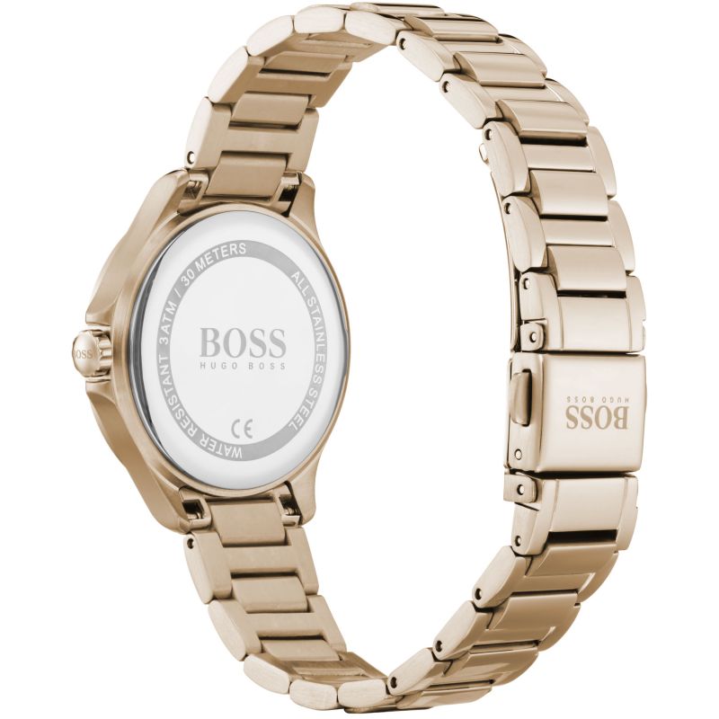 Hugo Boss 1502523 Ladies Diamonds Watch, Rose Gold
