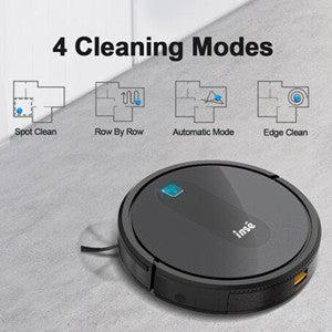 INSE Robot Vacuum Cleaner, 2000Pa Strong Suction, 2.7in Thin, Anti-Drop, 120 Mins Runtime, Self-Charging