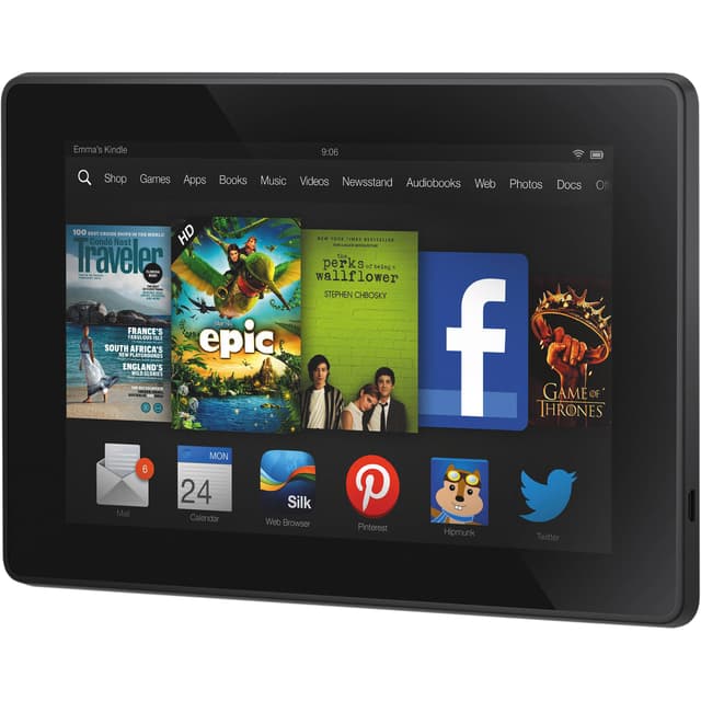 Amazon Kindle Fire HD, 16GB, 7" Tablet, Black