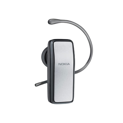 Nokia BH-210 Bluetooth Handset - Silver / Black