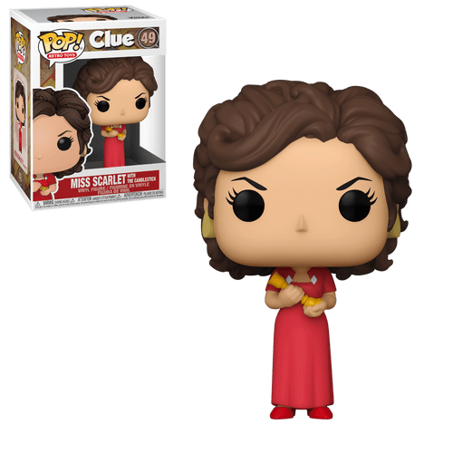 Funko Pop - Clue Miss Scarlet with Candlestick #49