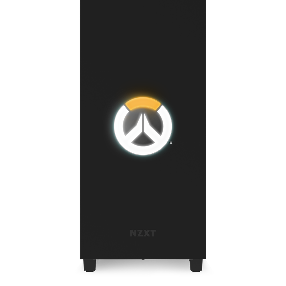 NZXT Yoyotech H500 Overwatch Mid Tower 1000+256GB SSD, 16GB RAM - Black/Orange