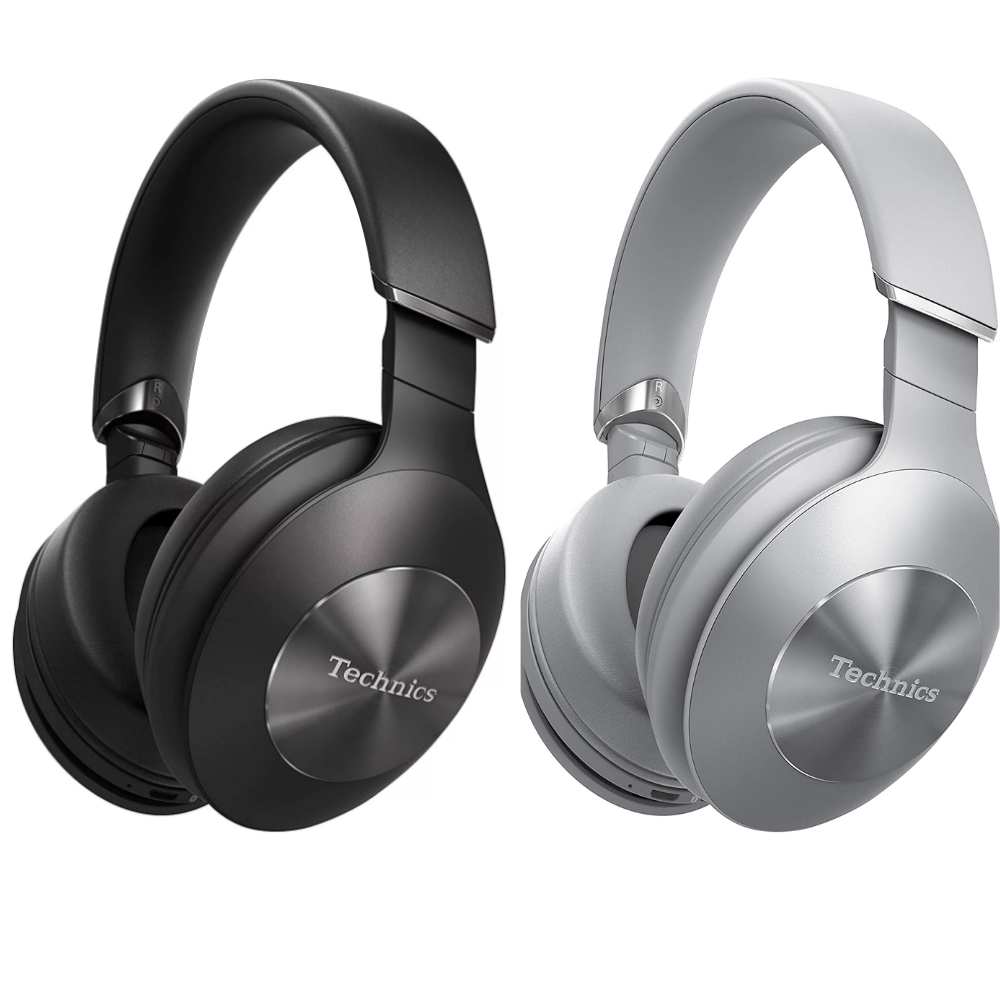 Technics EAH-F70 Premium Noise Cancelling Bluetooth Headphones, Black / Silver