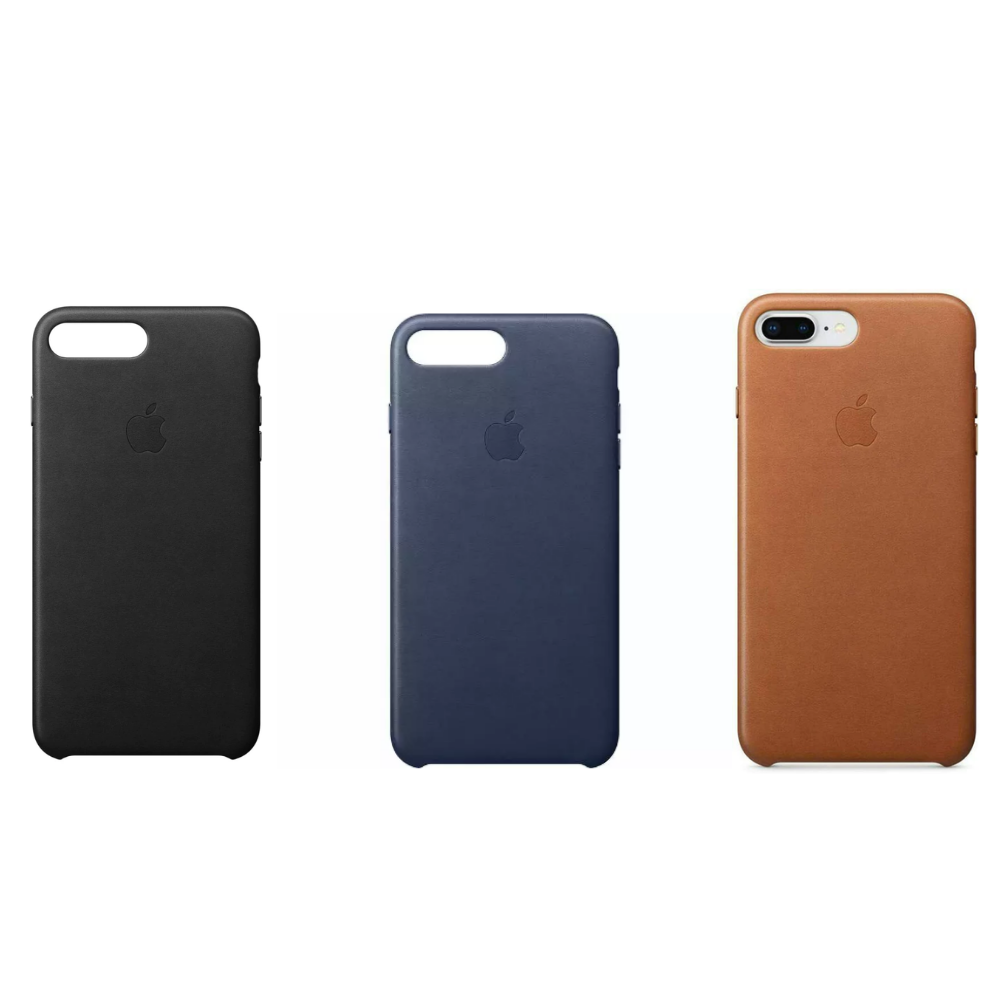 Official Apple iPhone 7 Plus / 8 Plus Leather Phone Case - Various Colours