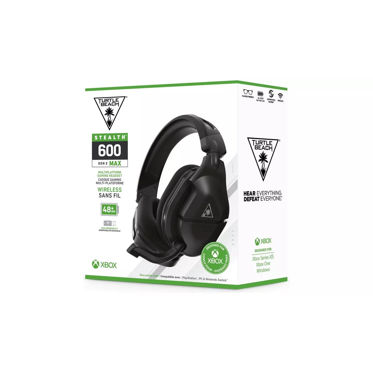 Turtle Beach Stealth 600x MAX Wireless Xbox, PS5, PC Headset - Black - Refurbished Pristine