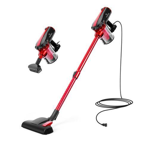 MOOSOO D60 4 in 1 Stick Corded Vacuum Cleaner 17KPa Strong Suction - Black