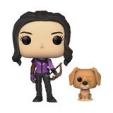 Funko Pop 1212 - Marvel Hawkeye - Kate Bishop with Lucky the Pizza Dog