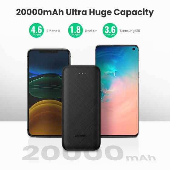 UGreen 20000 mAh USB Power Bank Portable Charger