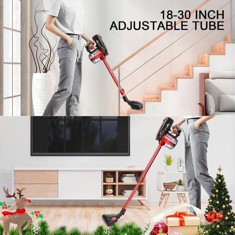 MOOSOO D60 4 in 1 Stick Corded Vacuum Cleaner 17KPa Strong Suction - Black