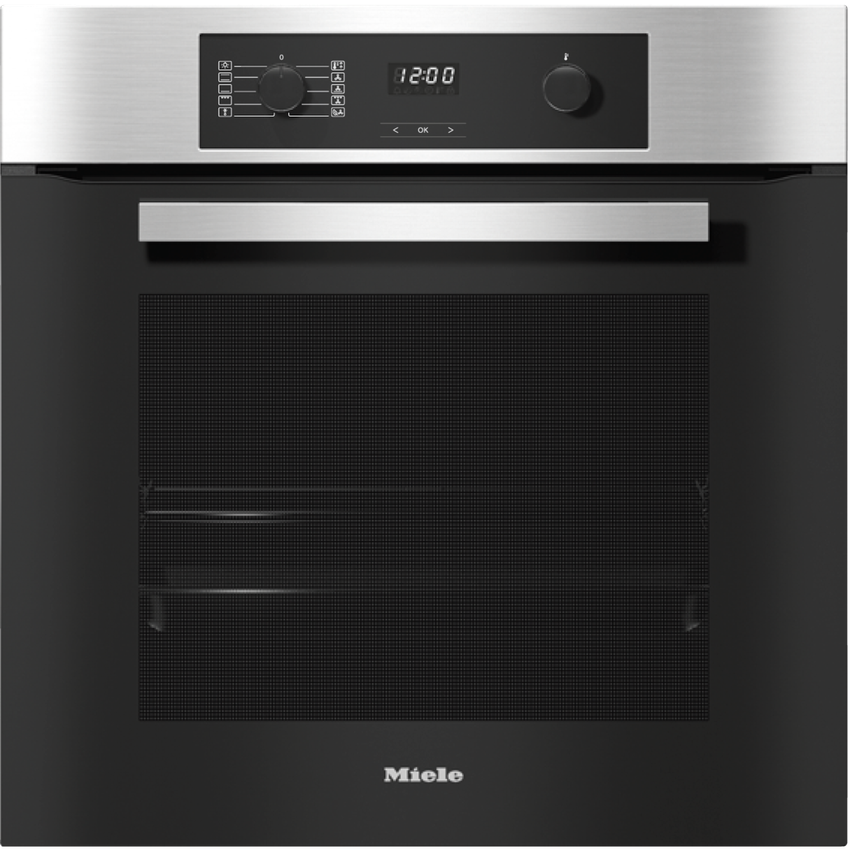 Miele H2265-1B Built-In Single Electric Oven, Clean Steel