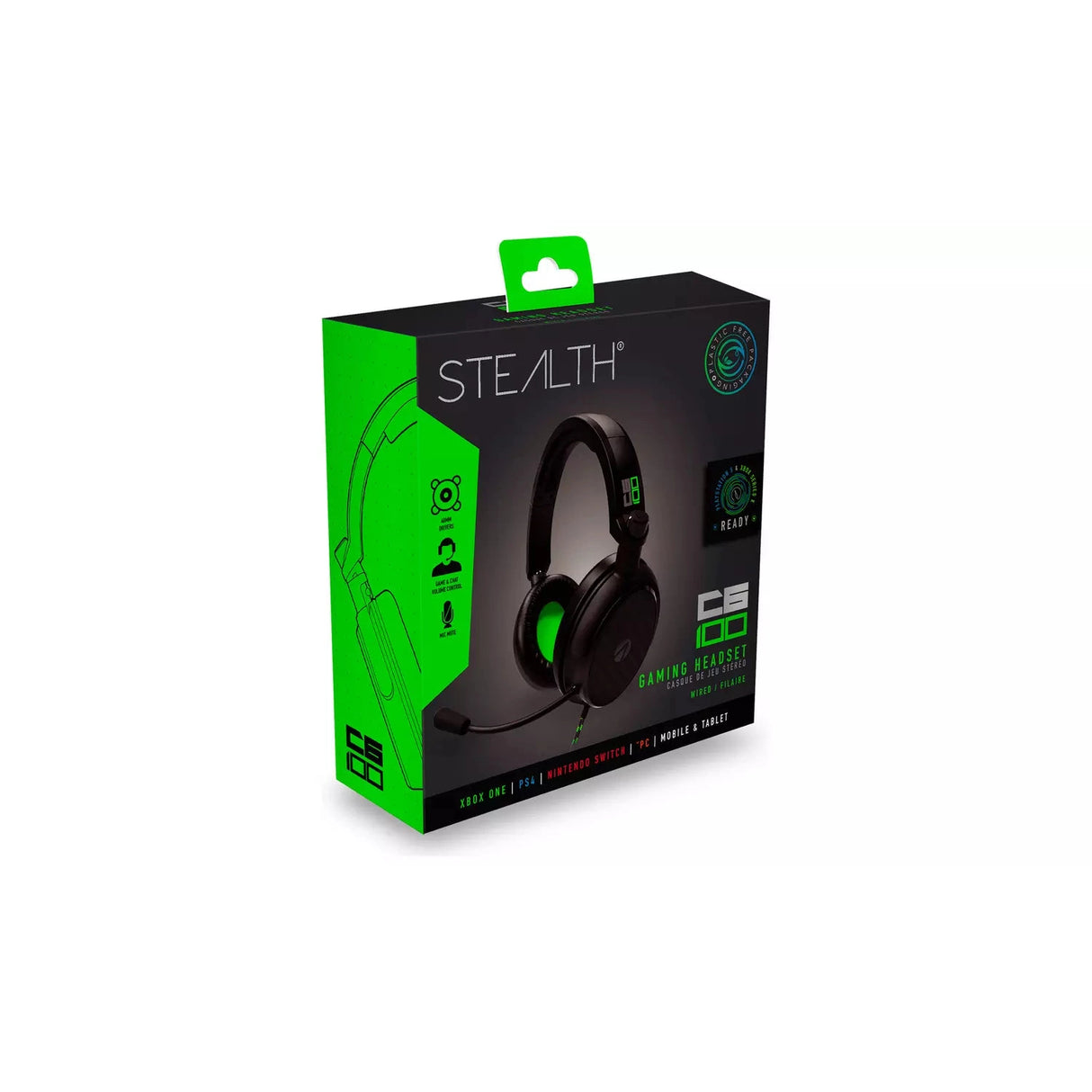 Stealth C6-100 Gaming Headset and Stand