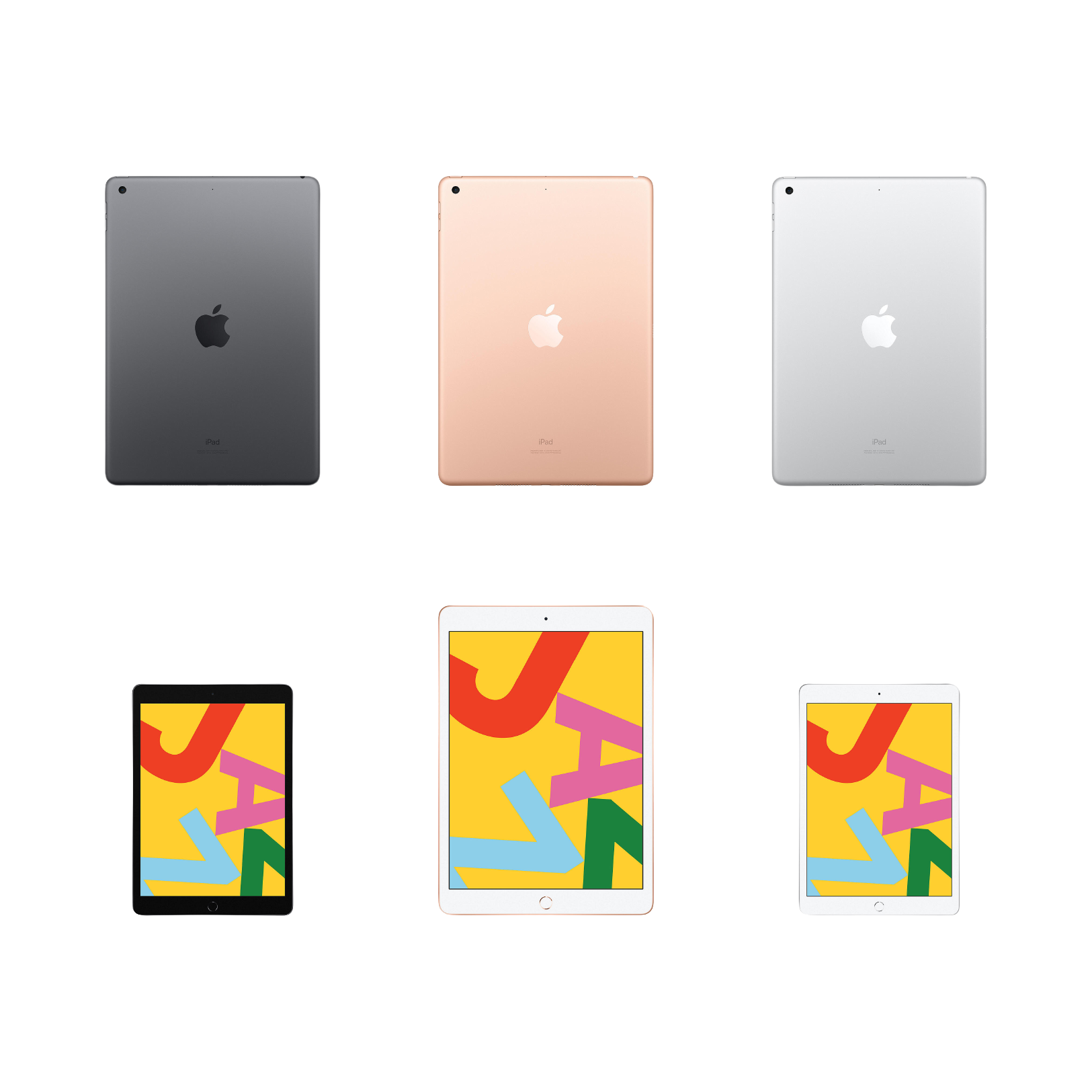 2019 Apple iPad 10.2", A10, iPadOS, Wi-Fi, 32GB, Gold / Silver / Space Grey
