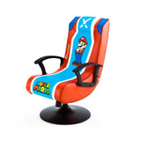X-Rocker Officially Licensed Nintendo Super Mario Gaming Chair, Pedestal Folding Chair (2020001)