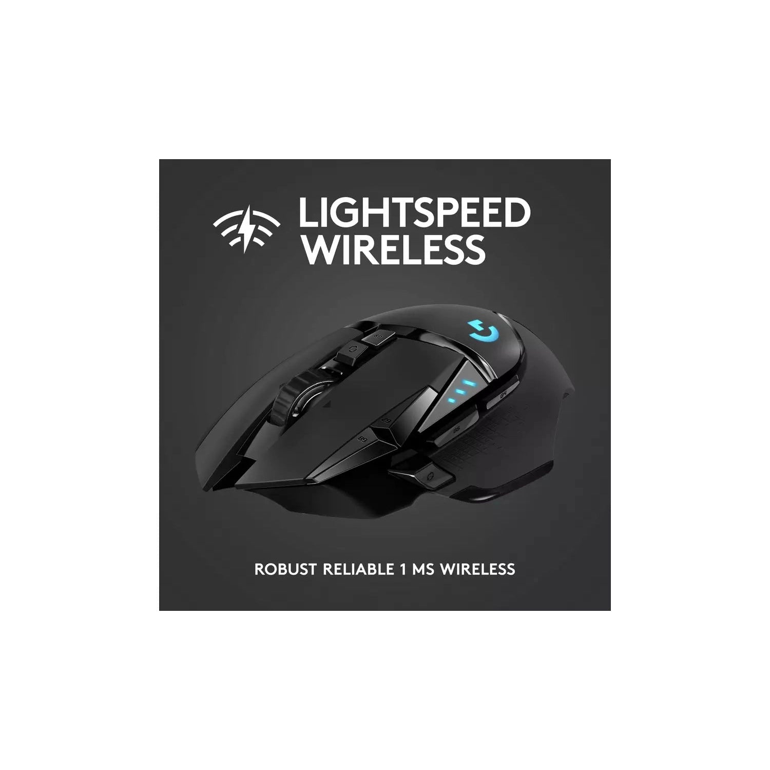Logitech G502 Hero Lightspeed Wireless Gaming Mouse - Black