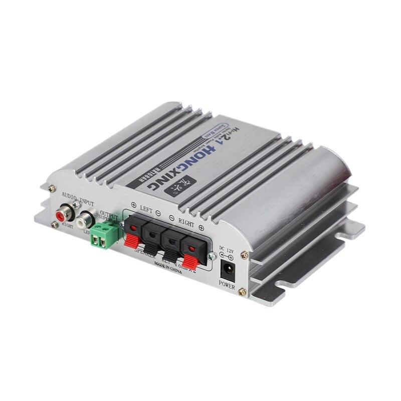 HongXing HX-168 2.1 Channel Super Bass HiFi Stereo Car Audio Power Amplifier
