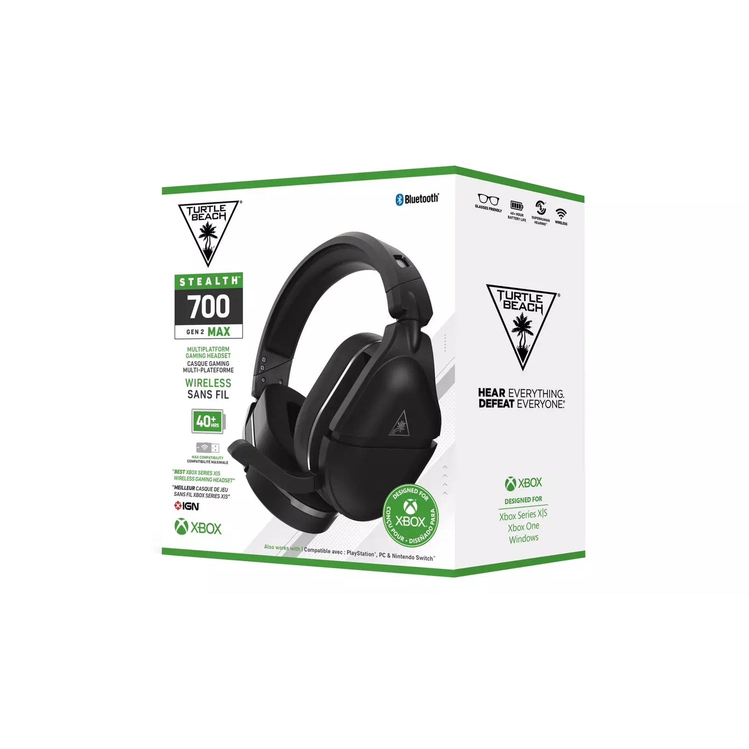 Turtle Beach Stealth 700 Gen 2 MAX Wireless Xbox, PS5, PC Headset - Black - Refurbished Pristine