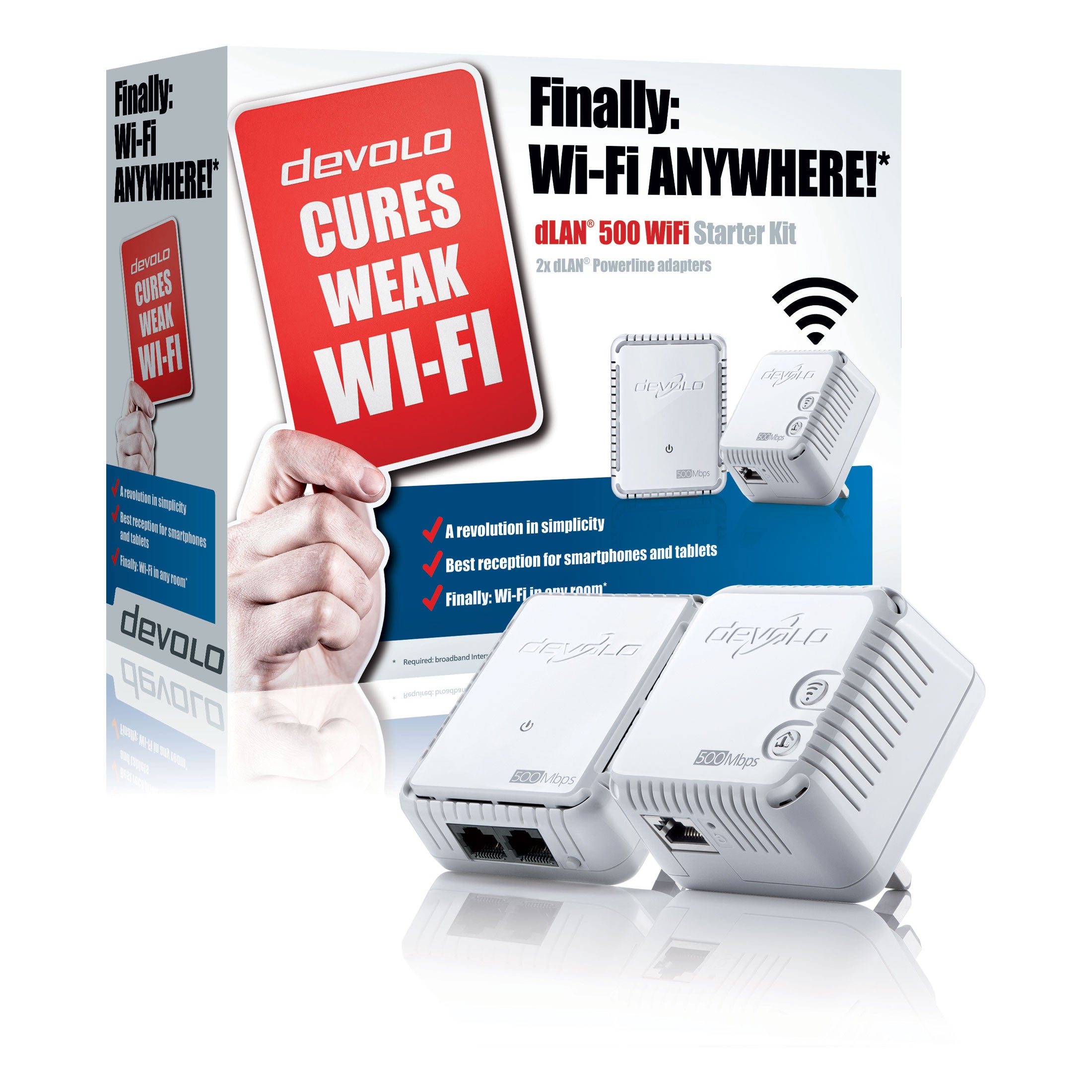 Devolo 1200Mbps + Wifi AC Add-On Powerline Adapter for sale online