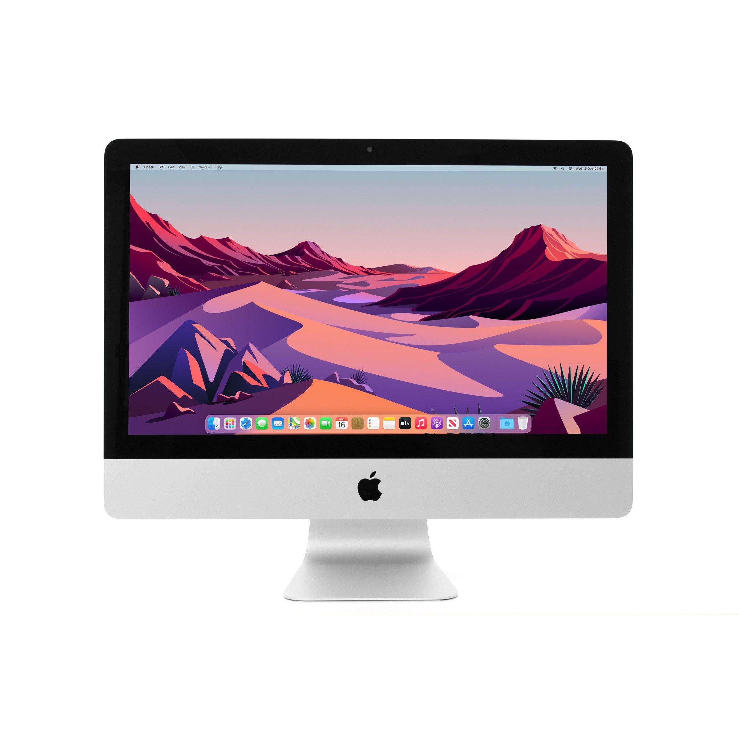 Apple iMac 4K 21-inch, 18,2 A1418 MNDY2 Core i5-7400 3.0GHz, 8GB Ram, 1TB HDD (Mid 2017) - Silver
