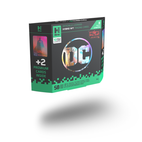 Hro Officially Licenced Hybrid Trading Cards NFT - 58 Pack - DC The Batman
