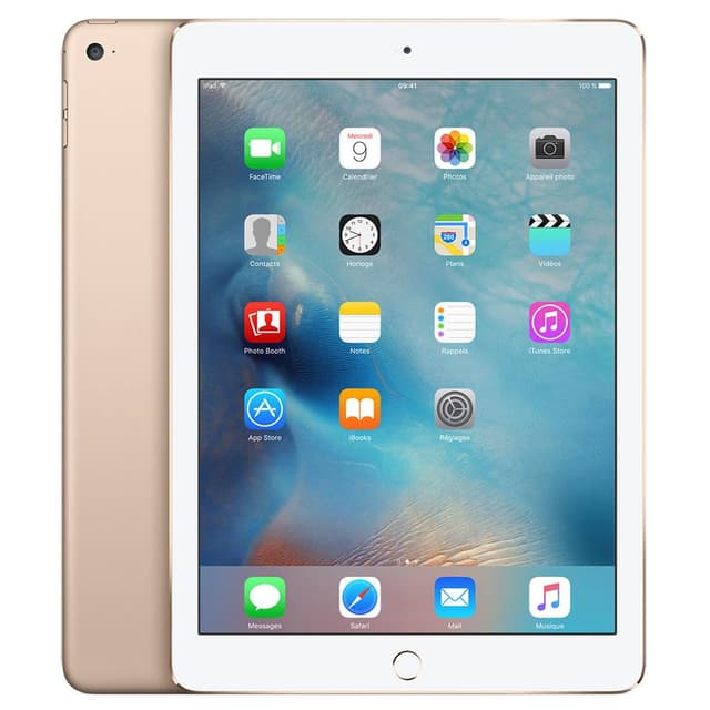 Apple iPad Air 2, Wi-Fi, 16GB, Gold (MH0W2LL/A) - Refurbished Fair