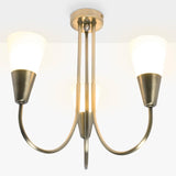 John Lewis & Partners Lulu 3 Arm Ceiling Light, Antique Brass