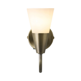 John Lewis & Partners Lulu Wall Light - Antique Brass / Brushed Chrome