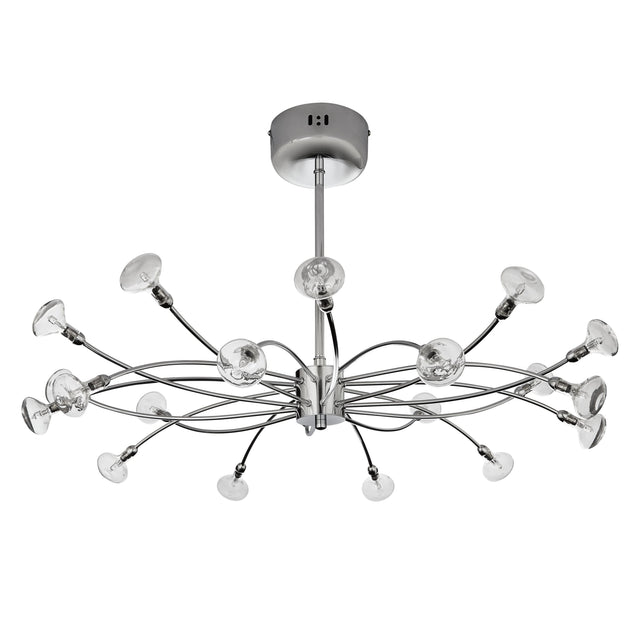 John Lewis & Partners Matilda Semi-Flush Light, 20 Arm