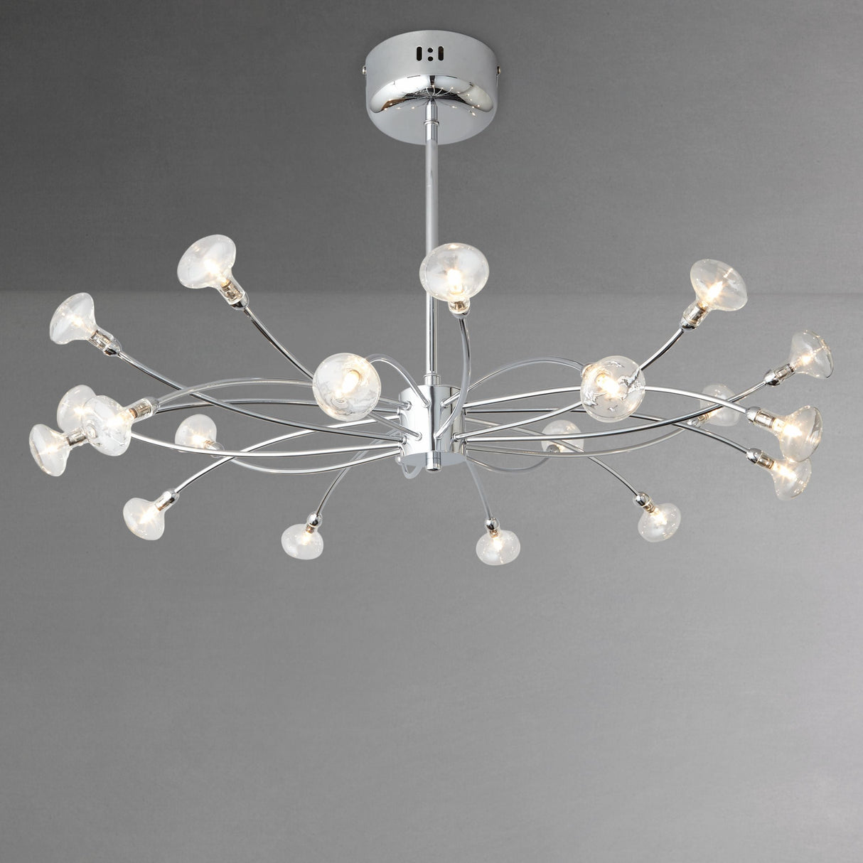 John Lewis & Partners Matilda Semi-Flush Light, 20 Arm