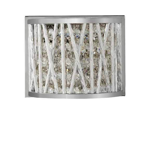 John Lewis & Partners Emilia Crystal Drum Wall Light