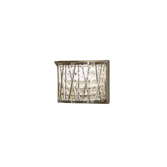 John Lewis & Partners Emilia Crystal Drum Wall Light