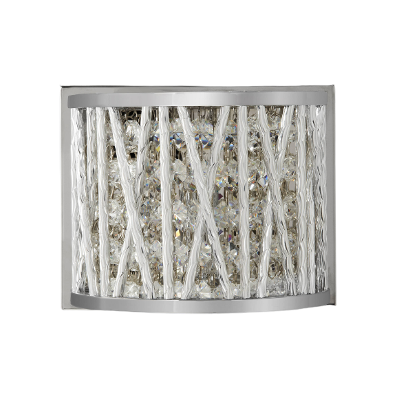 John Lewis & Partners Emilia Crystal Drum Wall Light