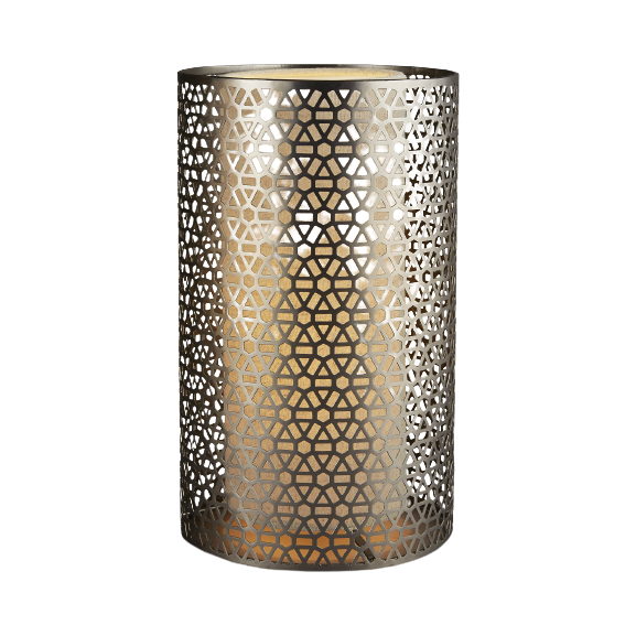 John Lewis Partners Meena Table Lamp Gunmetal Chrome